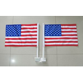 USA American 'Eco' Car Flag - Single Sided